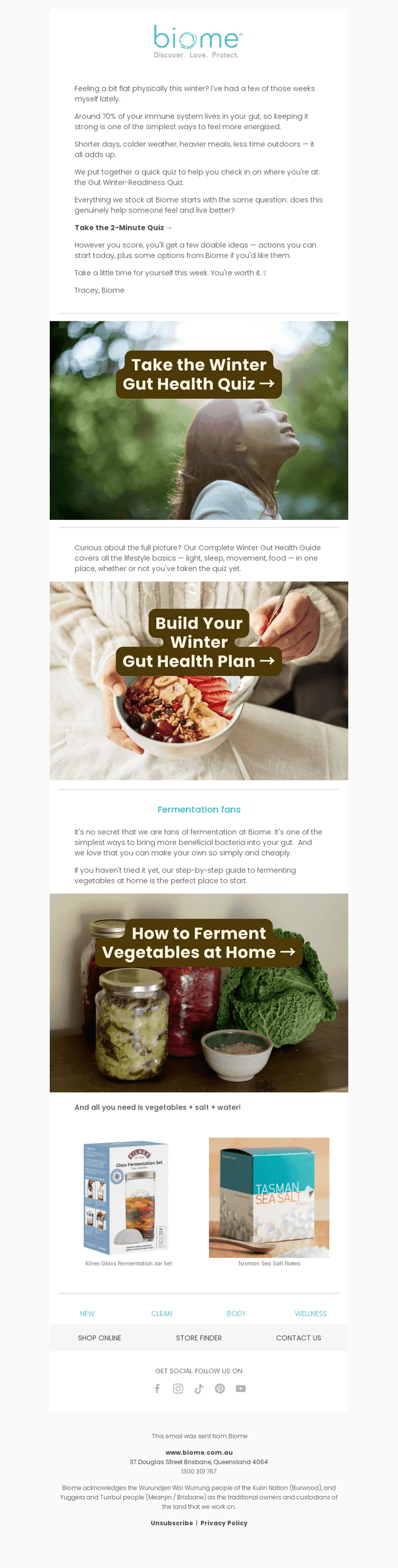 Biome email from Thu, Jul 23, 2026