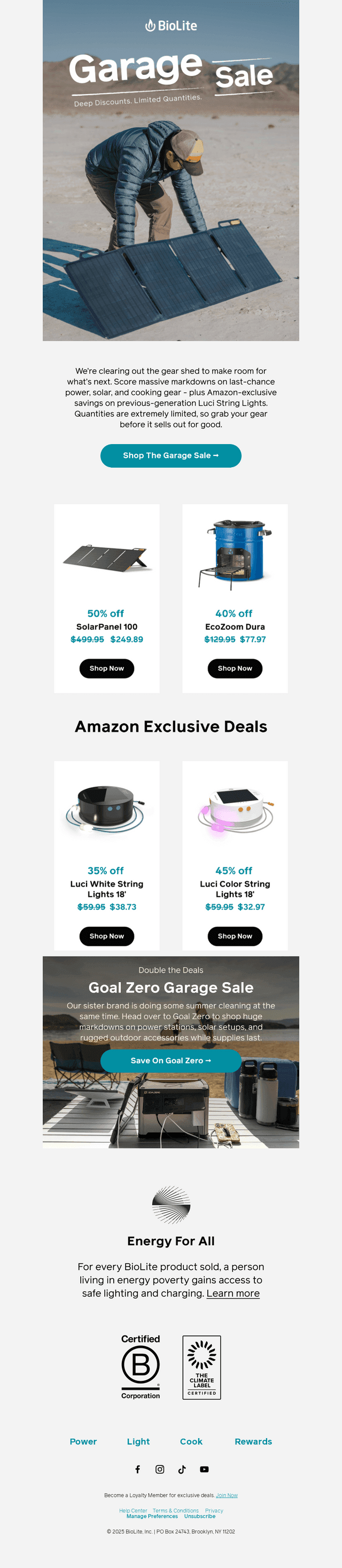 Deep Discounts. Limited Quantities.