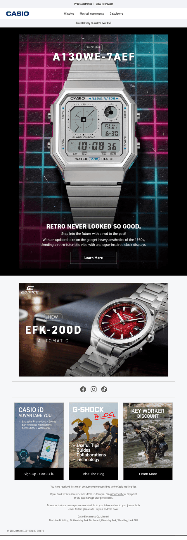 Future Style. Retro Soul. Casio Vintage.