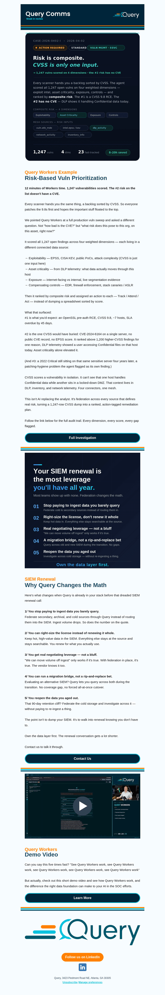 Query email from Fri, Jul 24, 2026