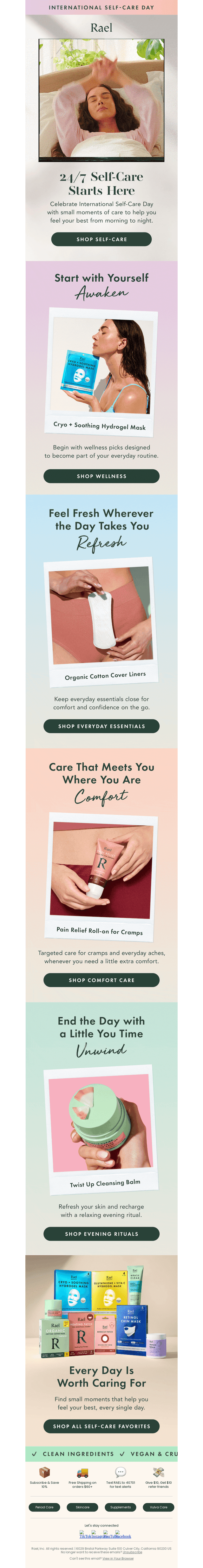 24/7 Self-Care Starts Here 🌙 ✨