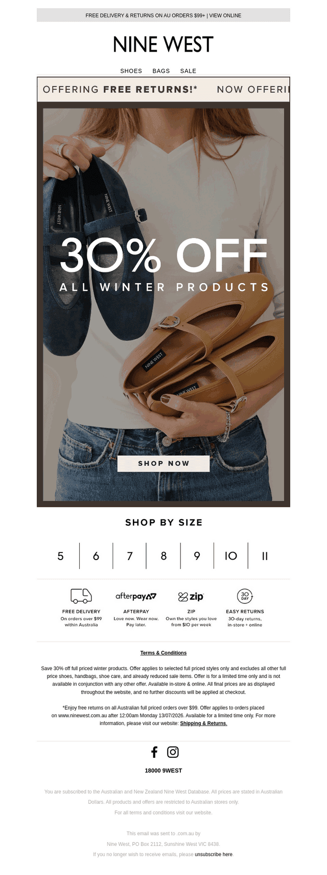 Shop Winter & Save 30%