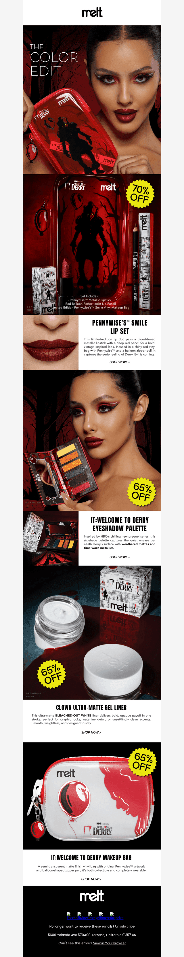 🩸 The Color Edit + Enjoy 65% off select items