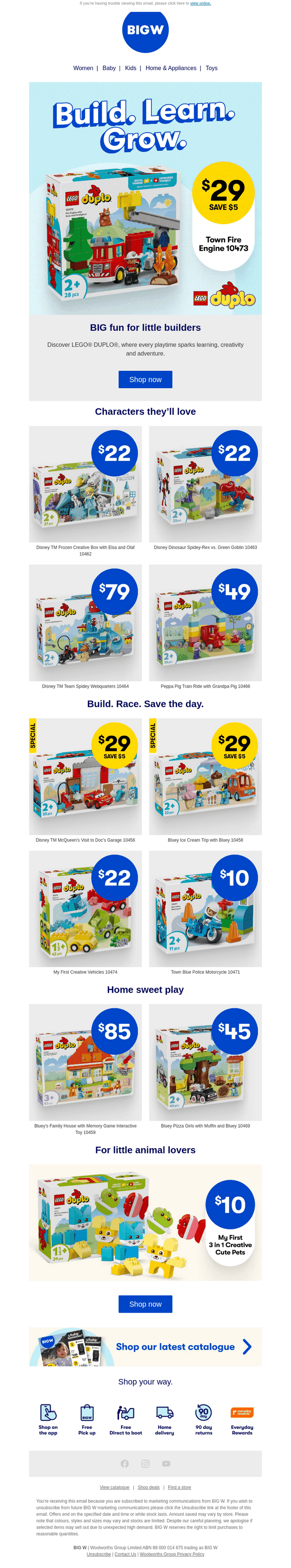 Build & learn with LEGO® DUPLO®