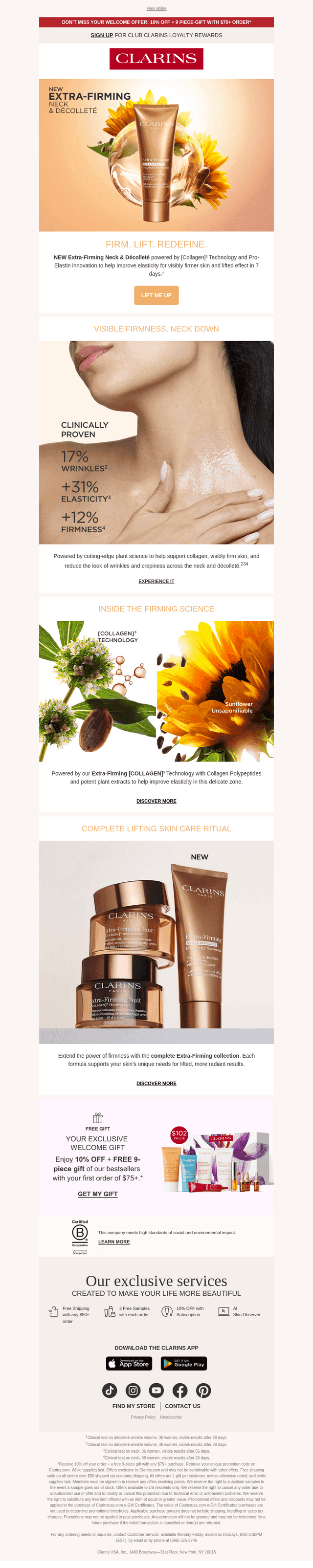 NEW Extra-Firming for Neck & Décolleté