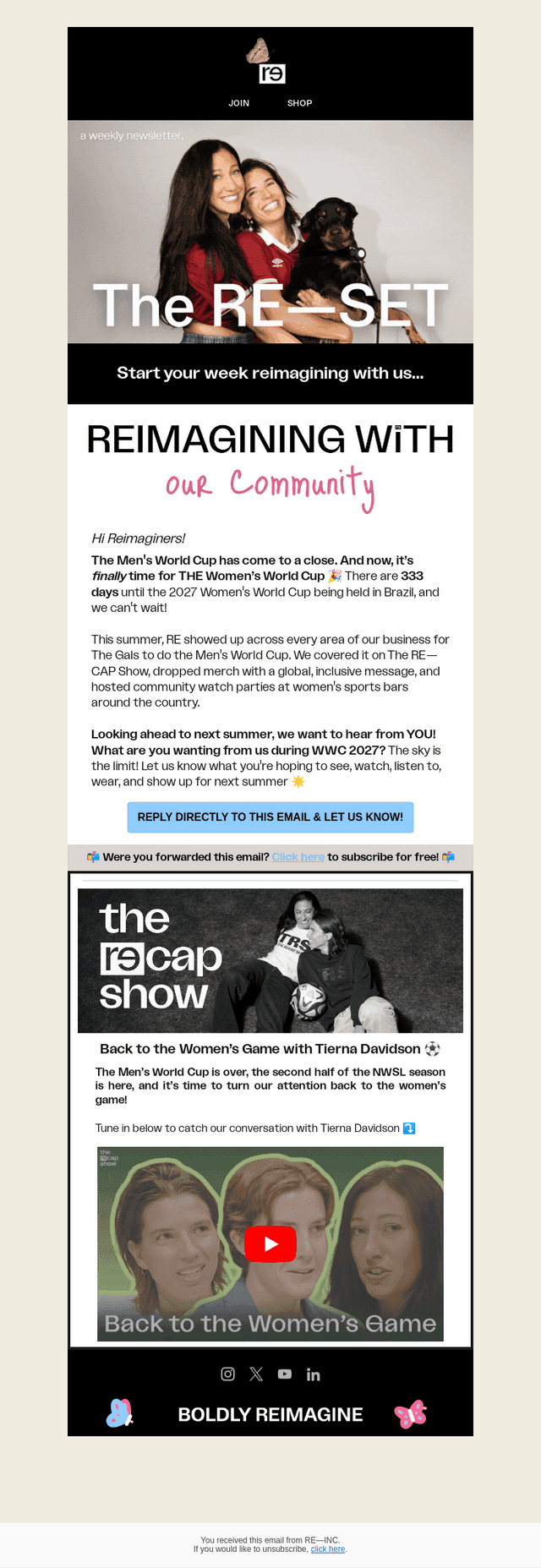 reainc email from Sun, Jul 26, 2026