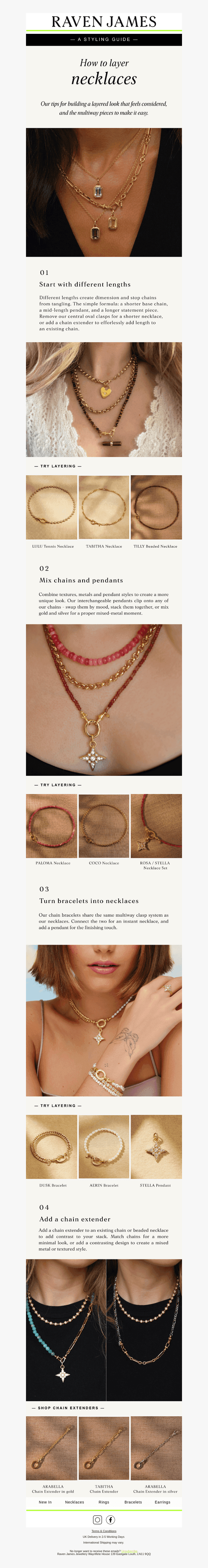 Build the perfect necklace stack ✨