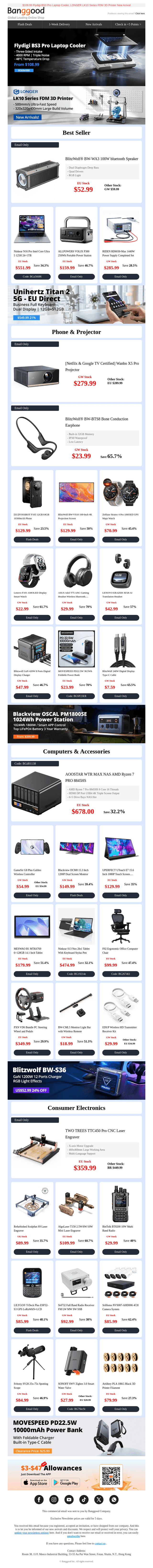 Banggood email from Mon, Jul 27, 2026