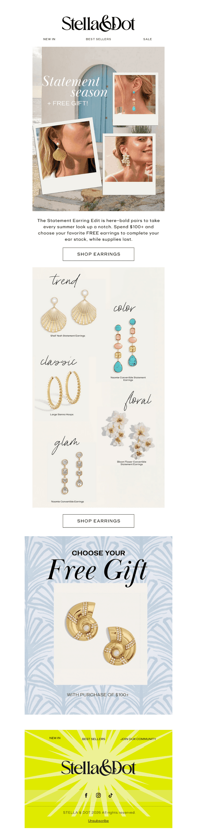 It’s Statement Earring Season!