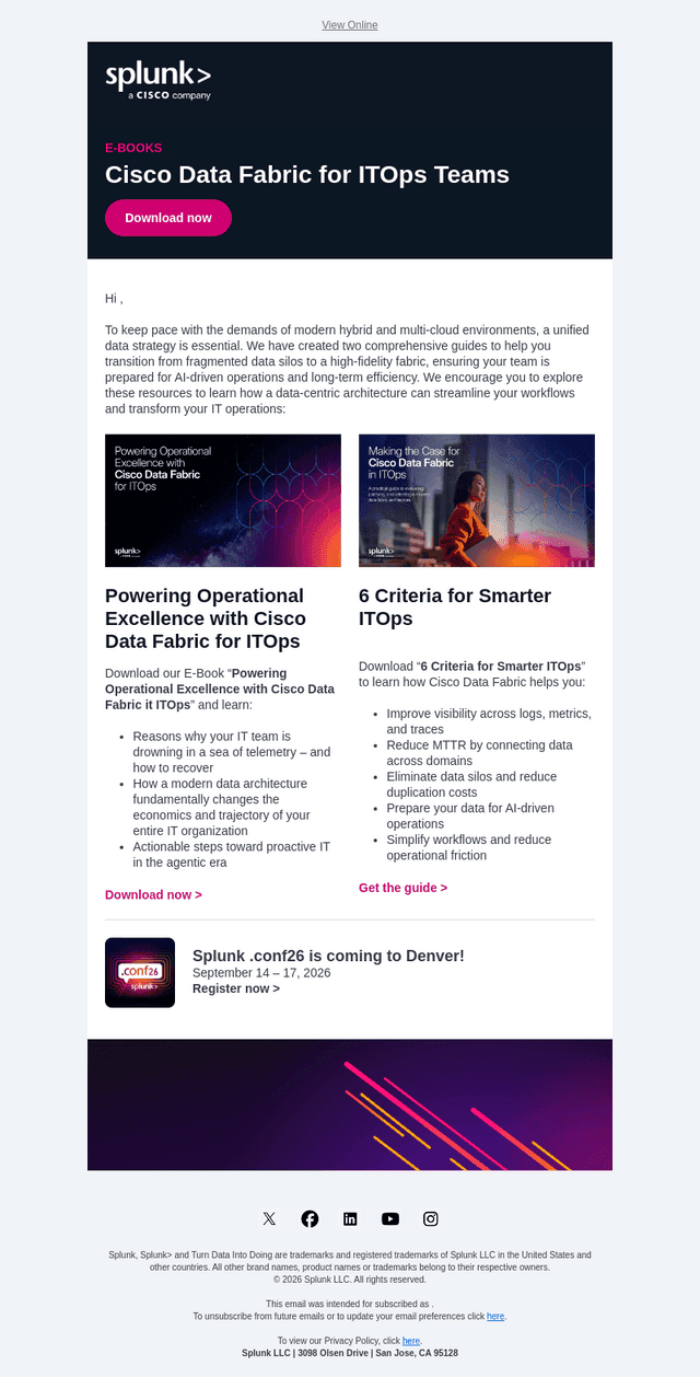 Splunk email from Mon, Jul 27, 2026