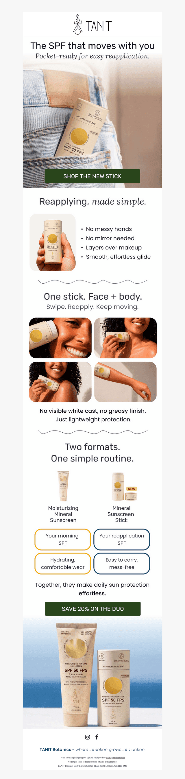 The SPF that moves with you
