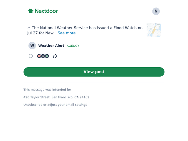 Next email from Mon, Jul 27, 2026