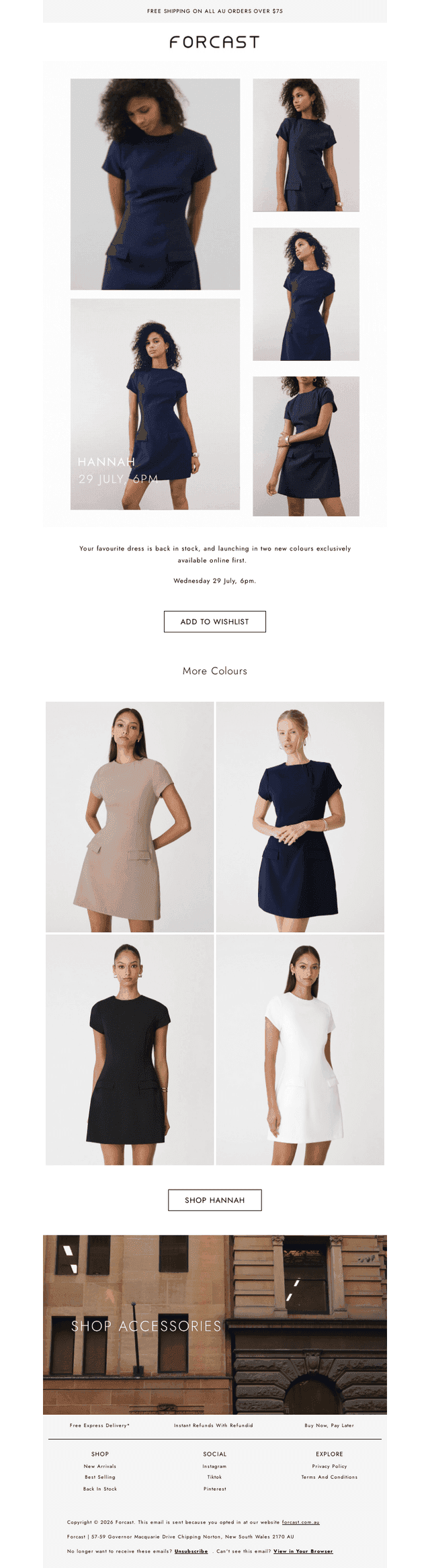 The Hannah Dress Is Back