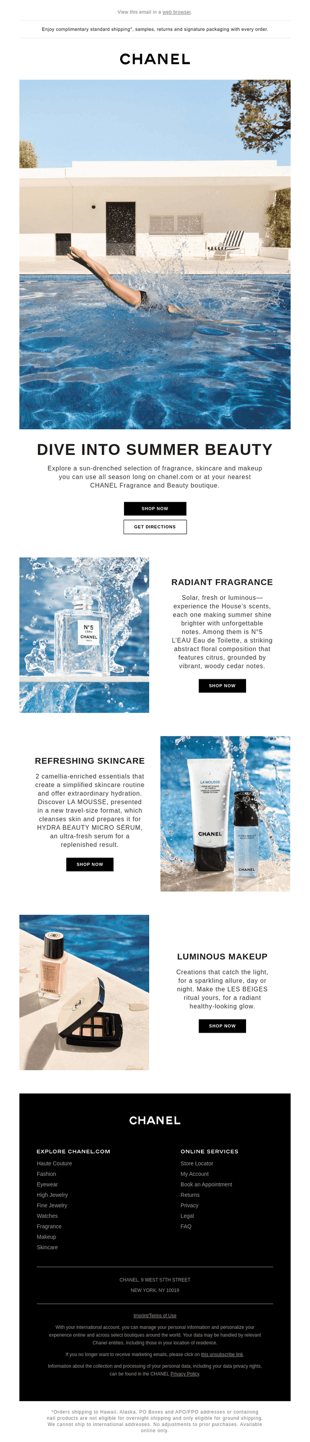 Dive into summer beauty with CHANEL