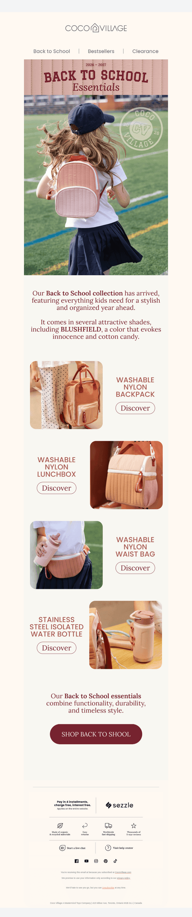 🎒 Say Hello to Blushfield