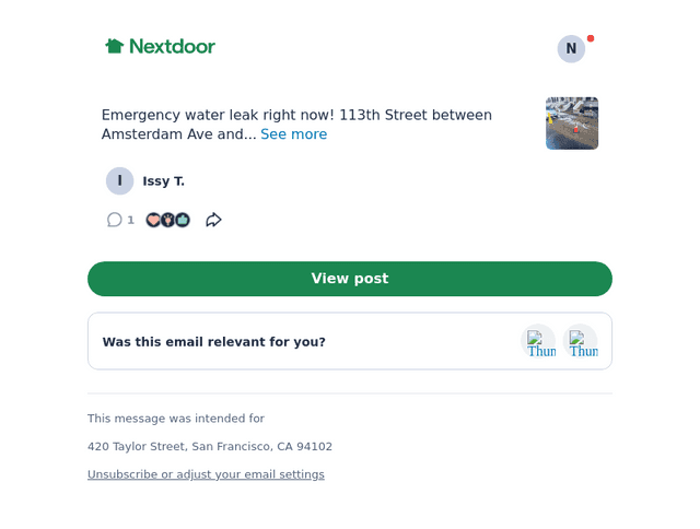 Next email from Tue, Jul 28, 2026