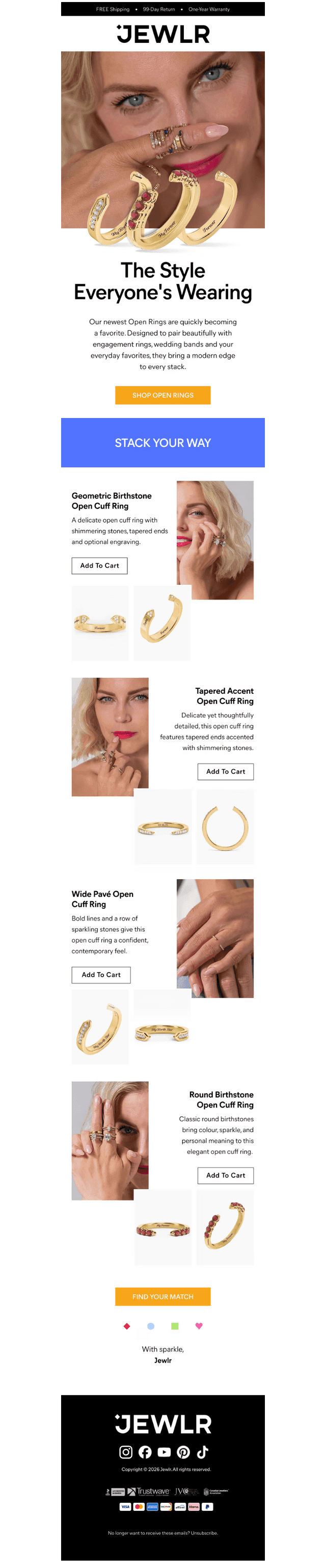 Trending Now: Open Rings