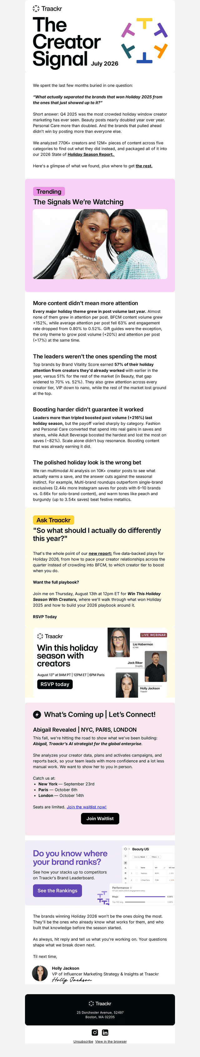 Here's what actually won Holiday 2025