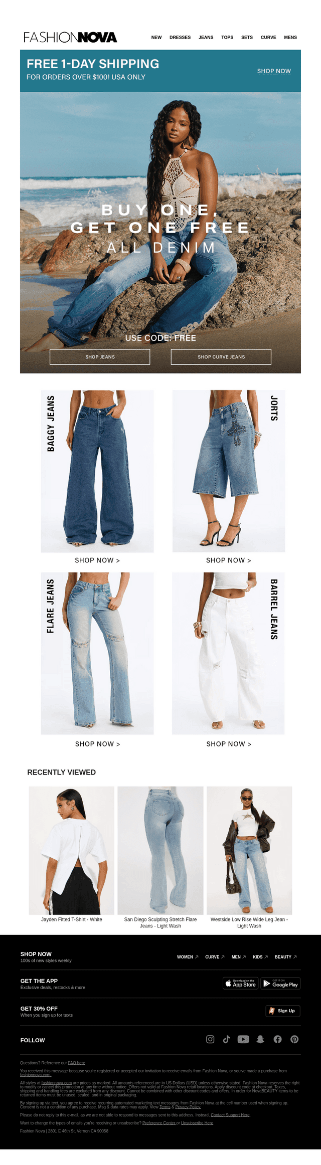 Free Denim Alert💙