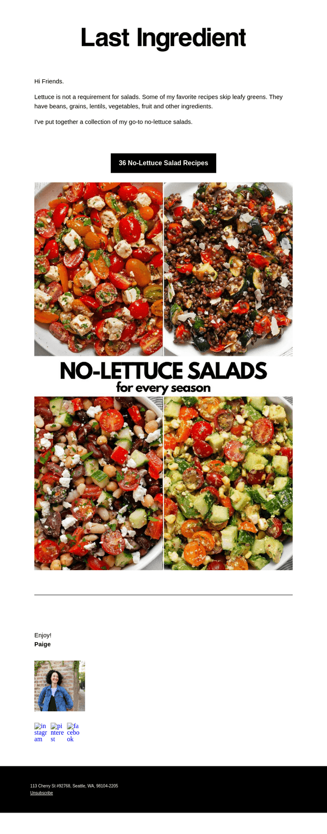 Easy No-Lettuce Salad Recipes