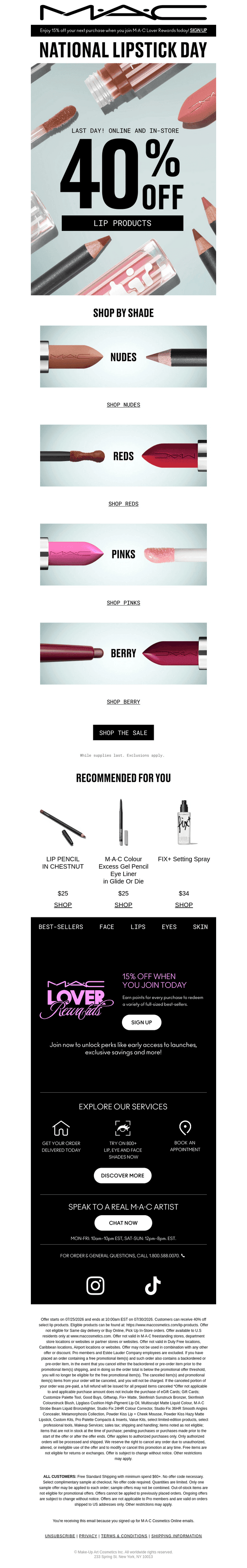 PSA: 40% OFF lip ends tonight! 💋