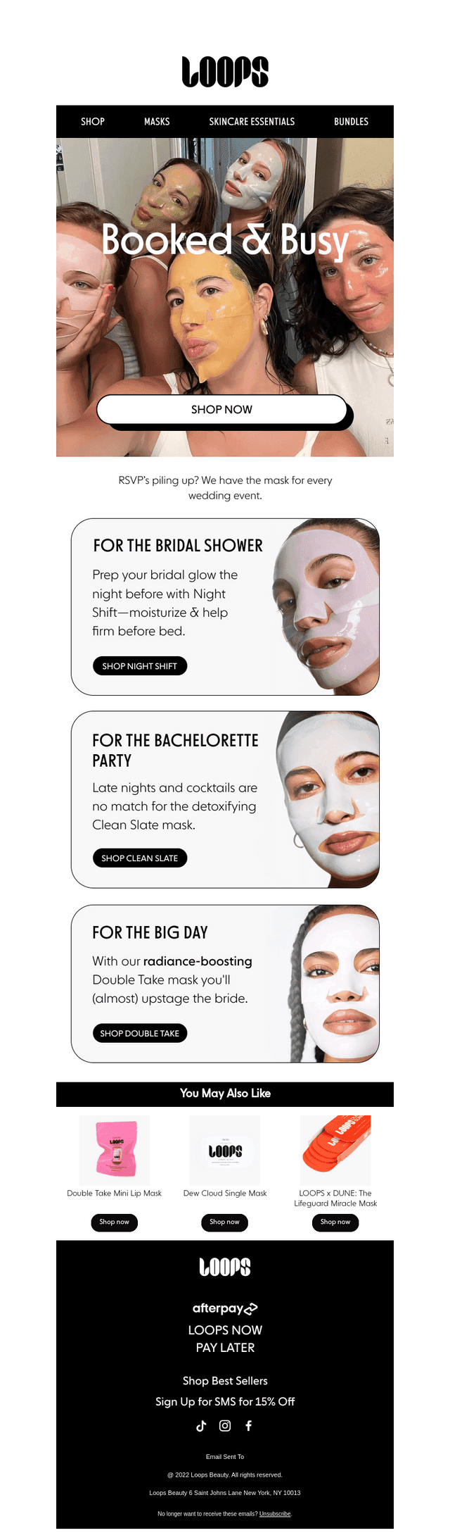 Loops Beauty email from Wed, Jul 29, 2026