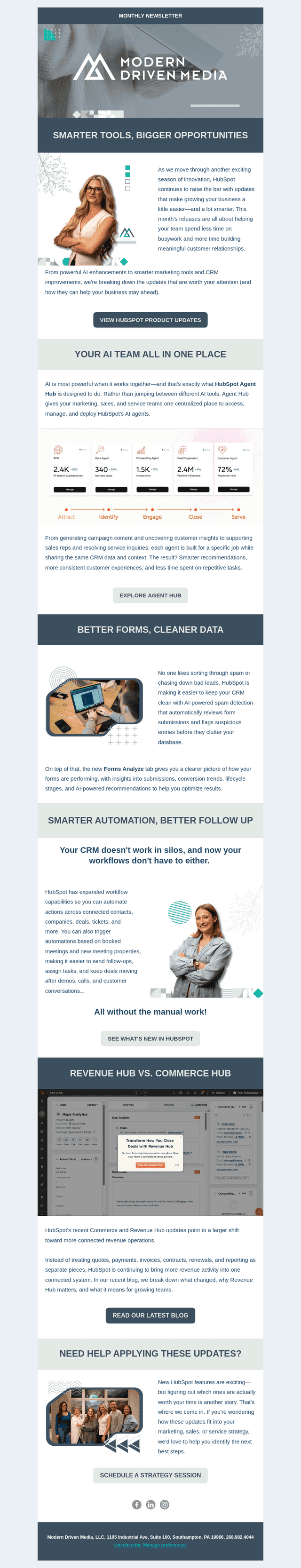 Modern Driven Media email from Wed, Jul 29, 2026