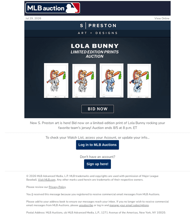 Get your Lola Bunny print now!