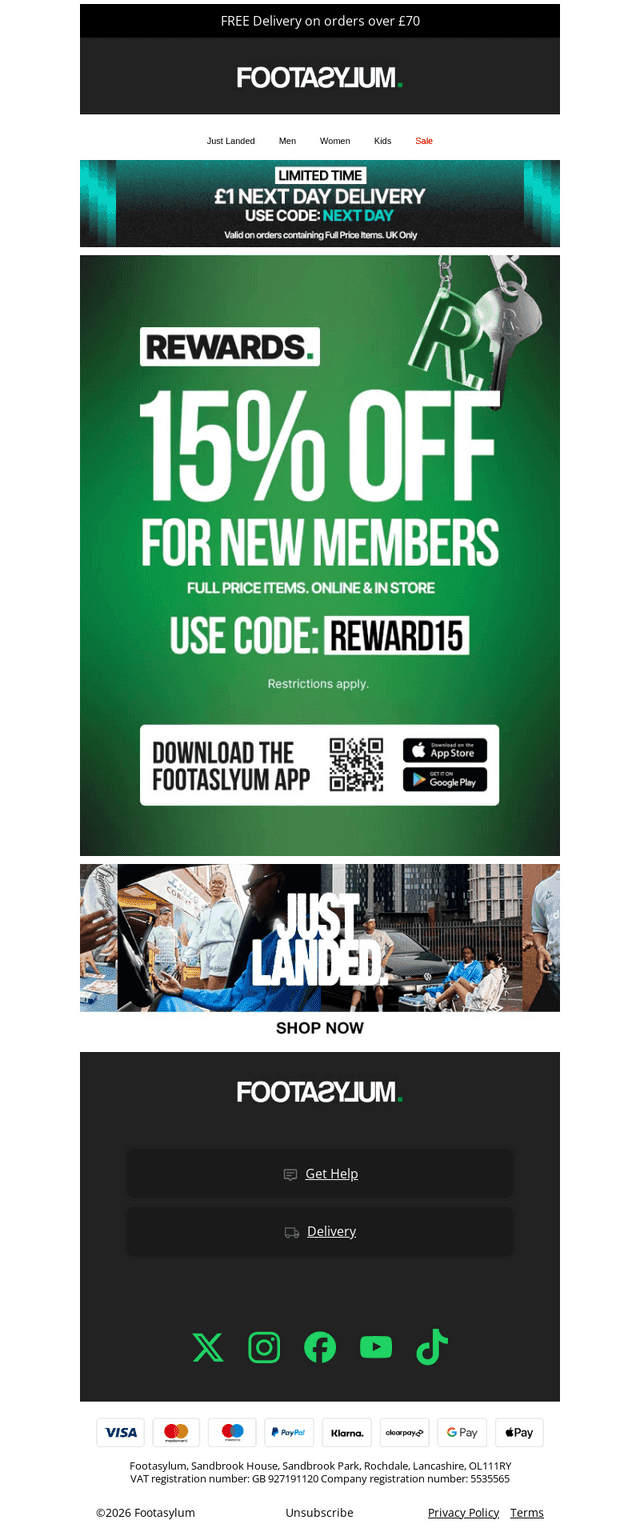 15% off with your name on it! 🚨