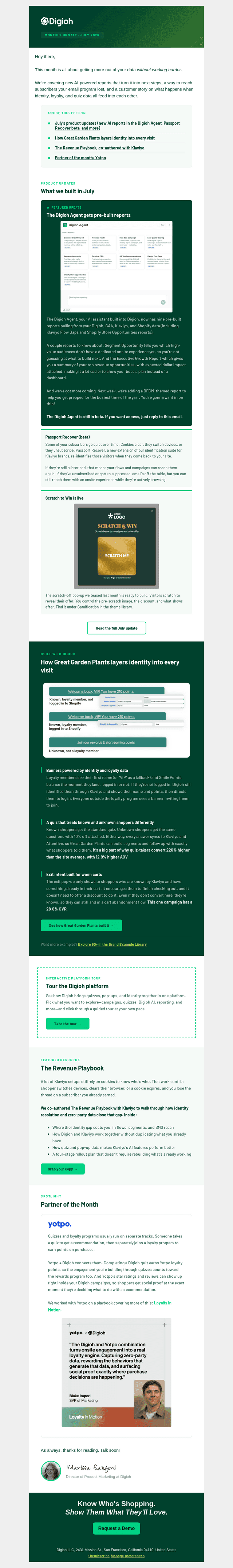 What we launched in July