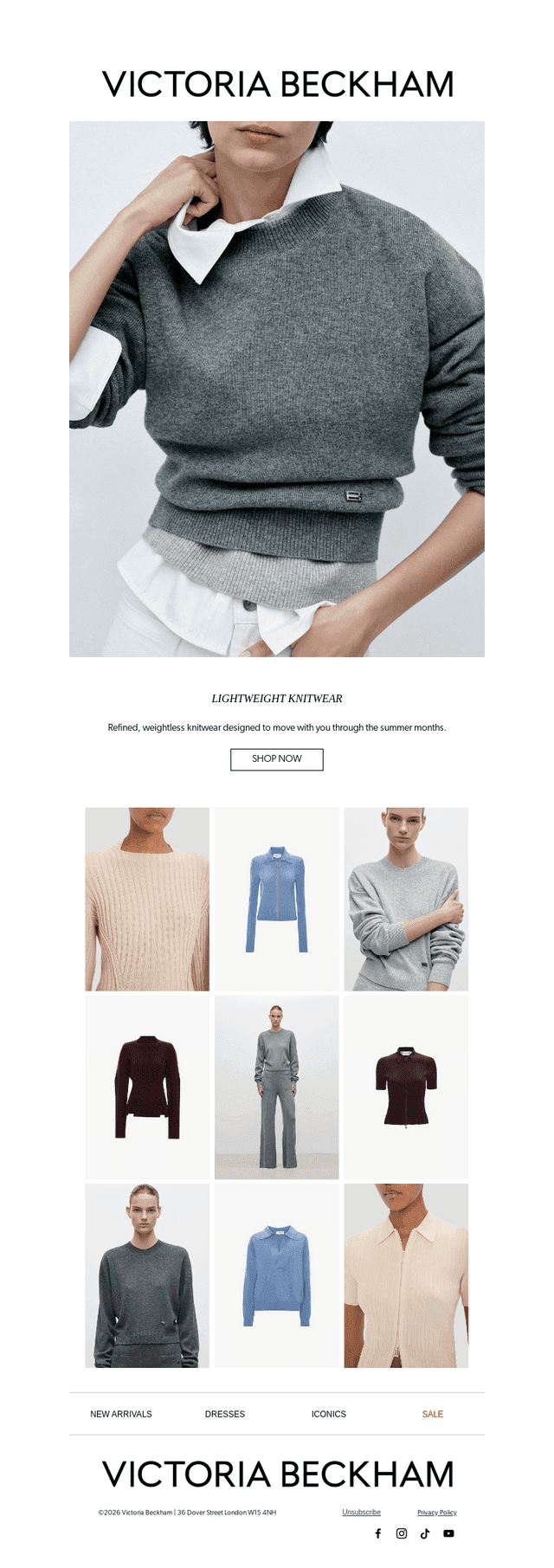Lightweight Knitwear