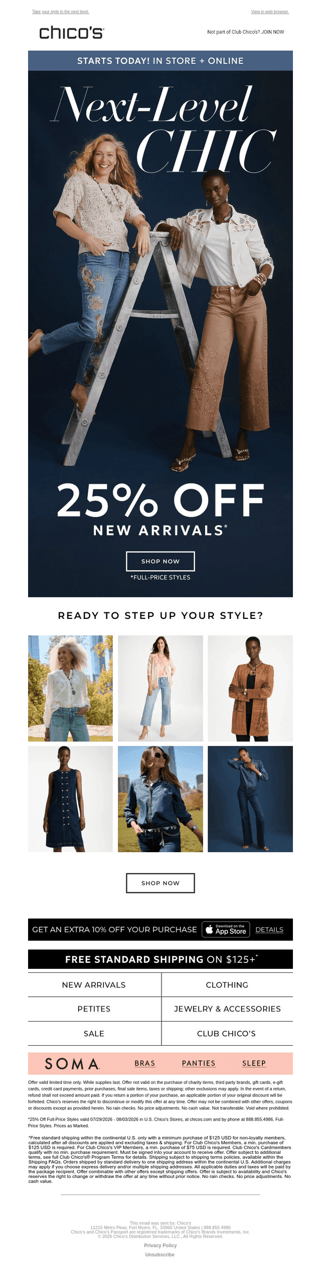 Step it up! 25% off NEW ARRIVALS