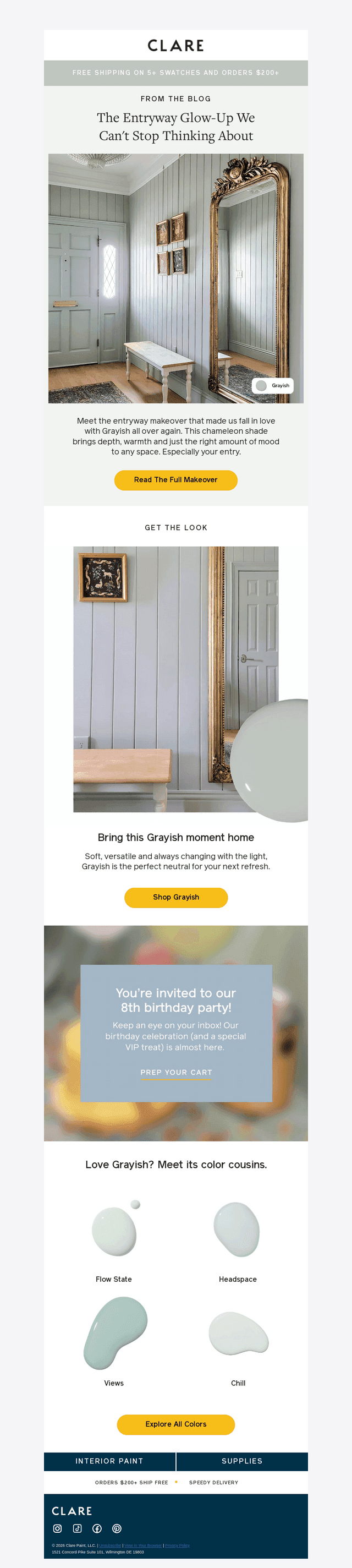 This gray paint makeover is too good to scroll past 👀