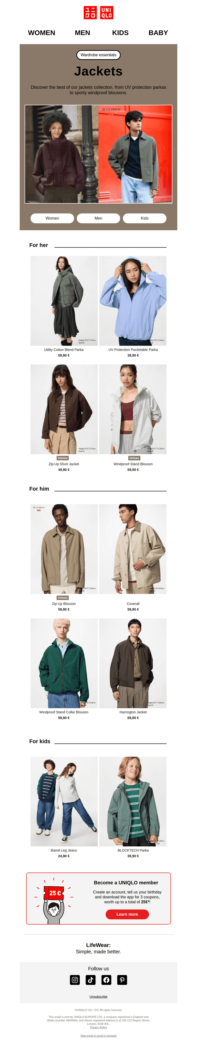 Timeless jackets for summer evenings