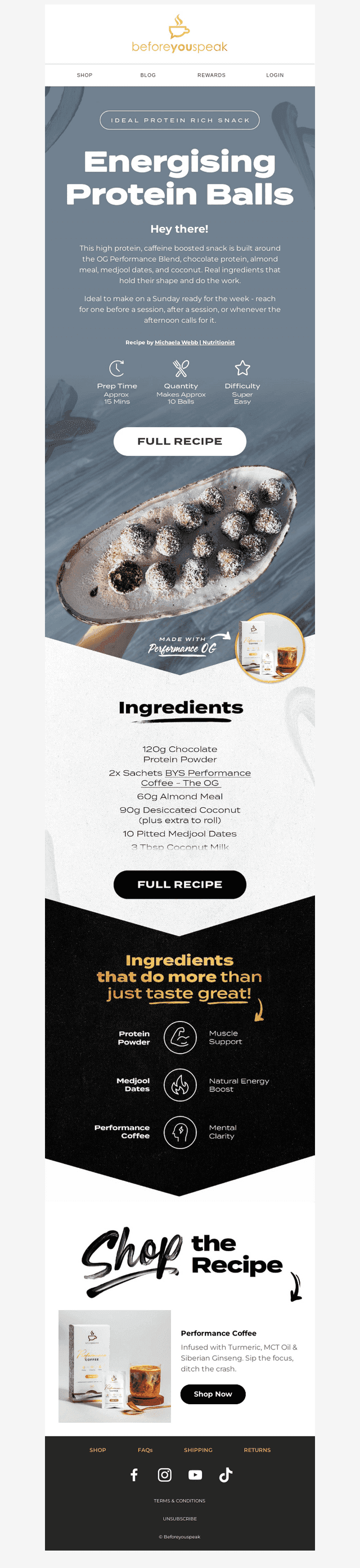 Energising Protein Balls ⚡️
