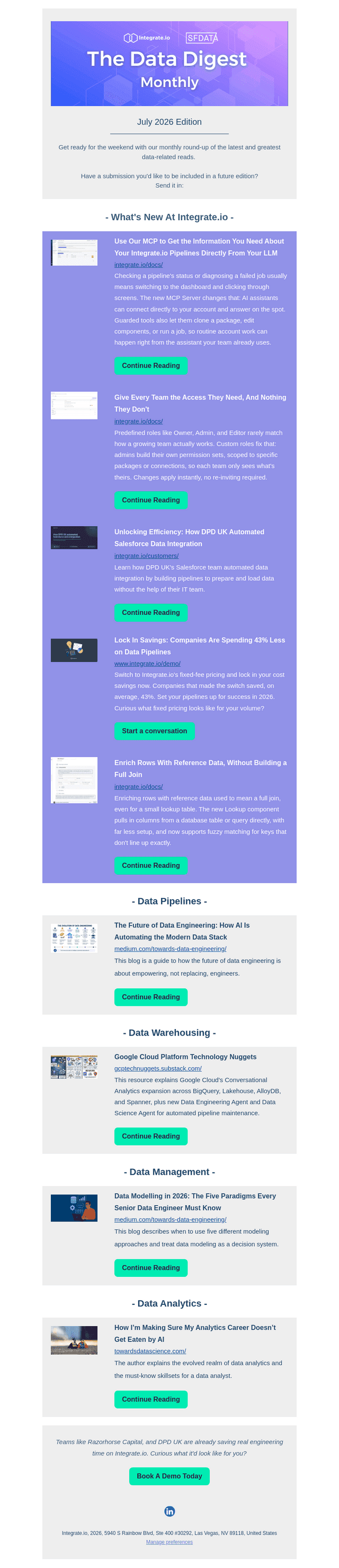July Data Digest: Ask Your LLM About Your Pipelines