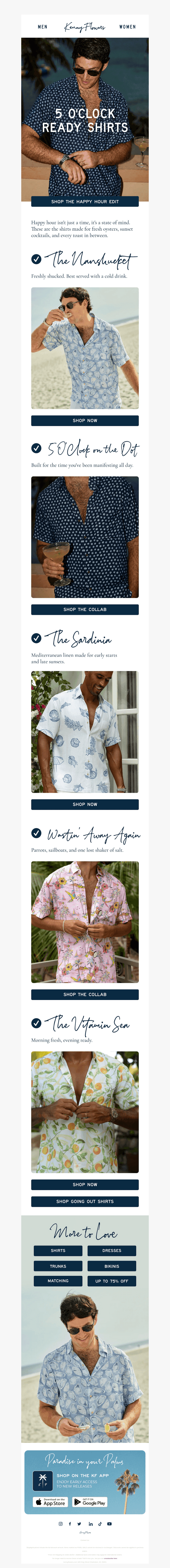 5 O’Clock-Ready Shirts 🍹