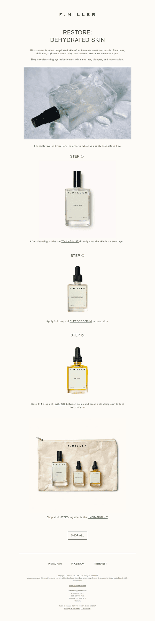 Restore: Dehydrated Skin