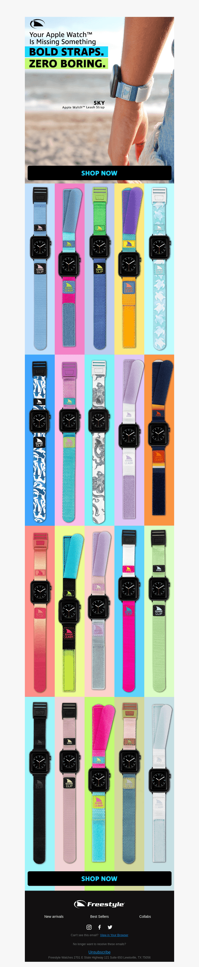 Freestyle Watches email from Thu, Jul 30, 2026