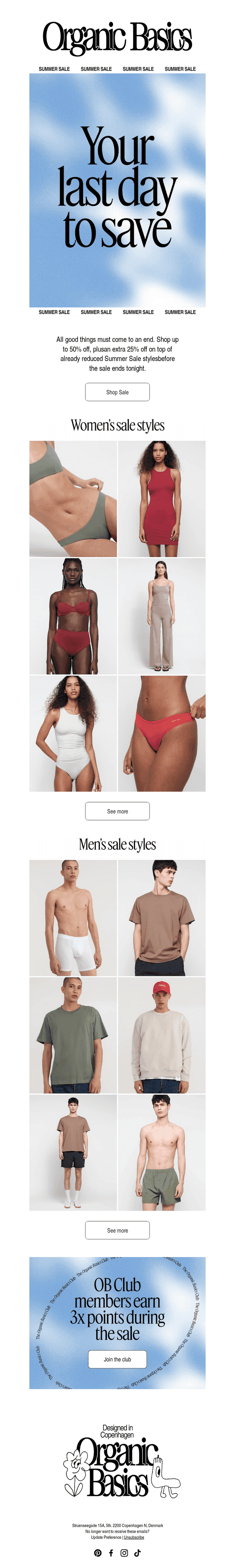 Final hours: Summer Sale ends tonight
