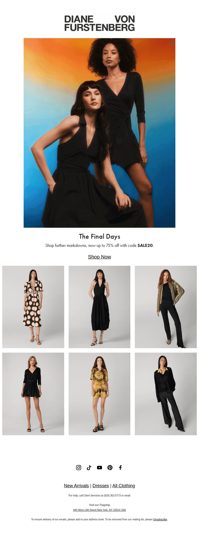 Final Days of Further Markdowns