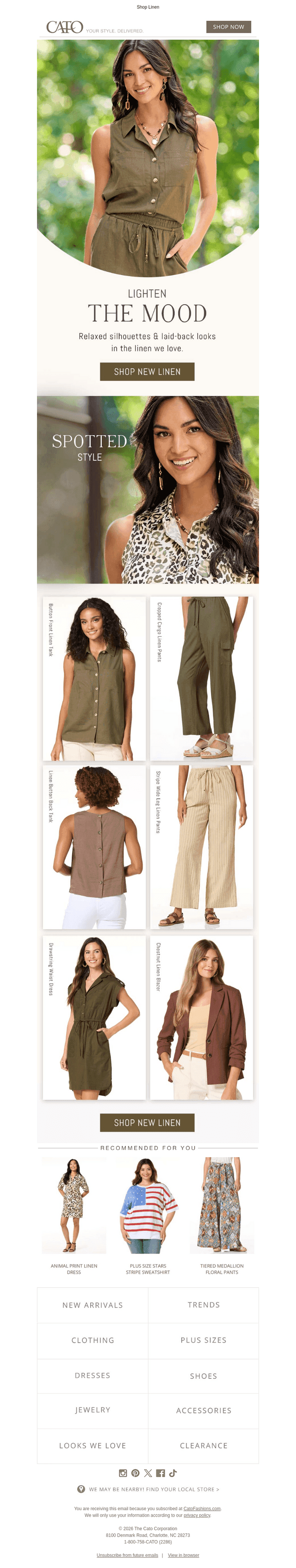Just In. . . Linen!