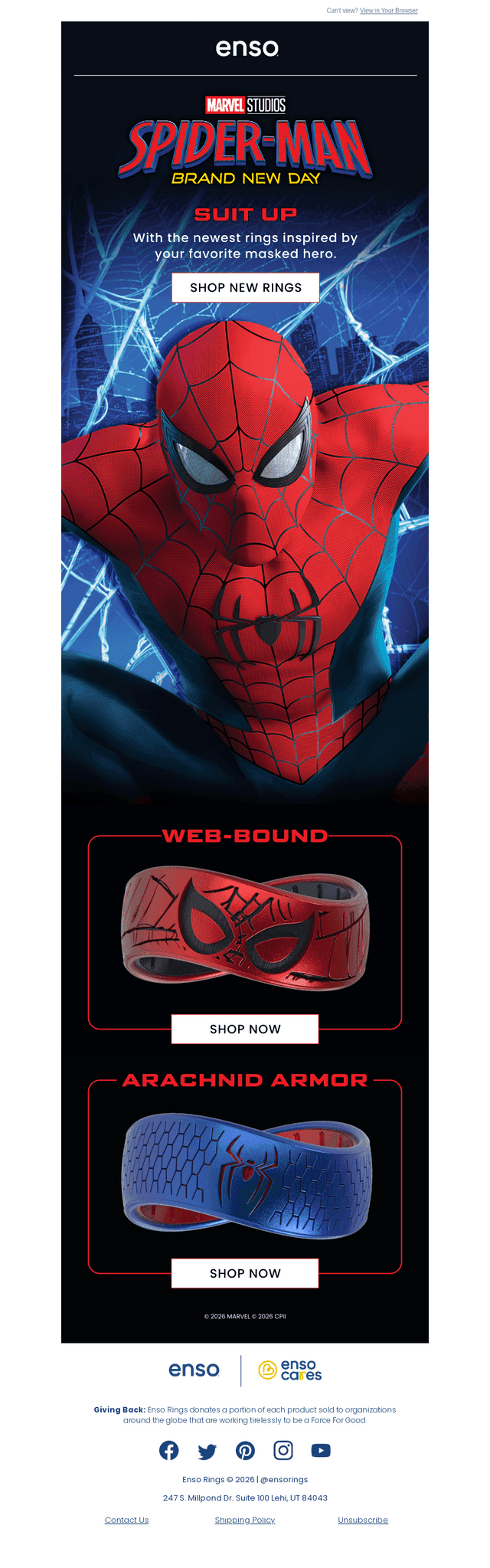 NEW: Marvel Spider-Man rings just landed