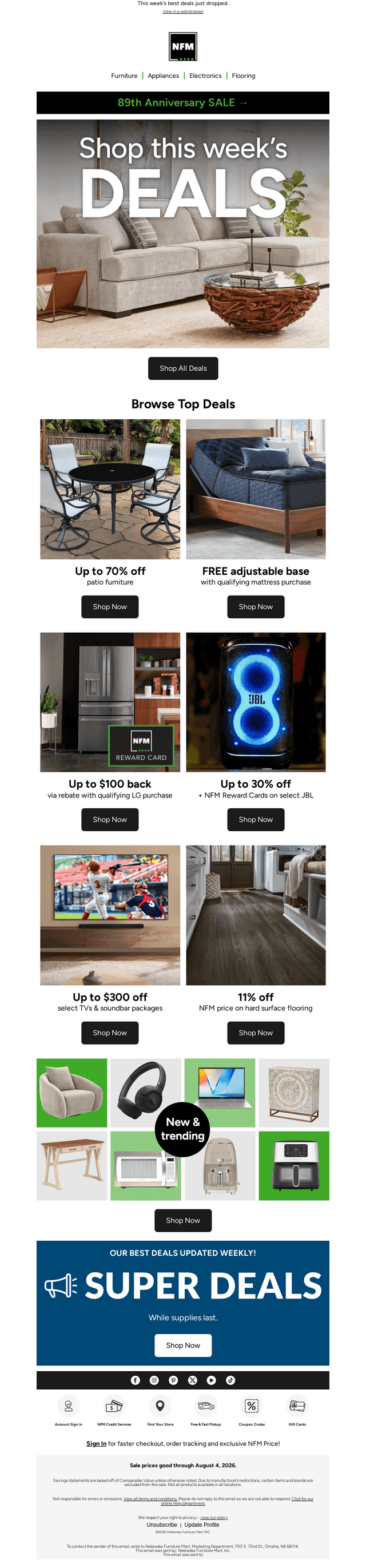 Open for can't-miss savings