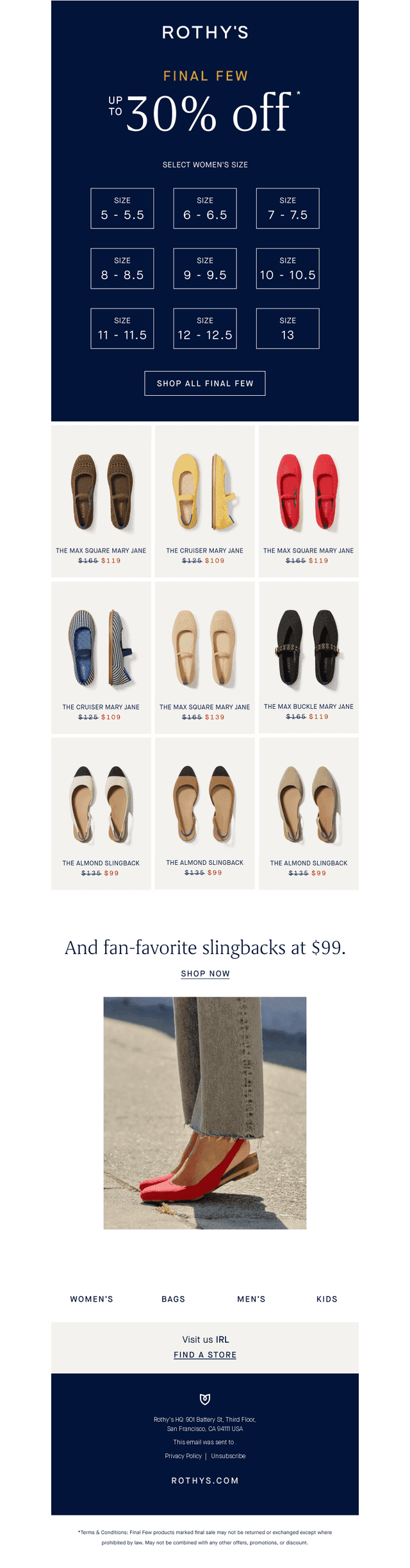 Up to 30% off, and going fast.