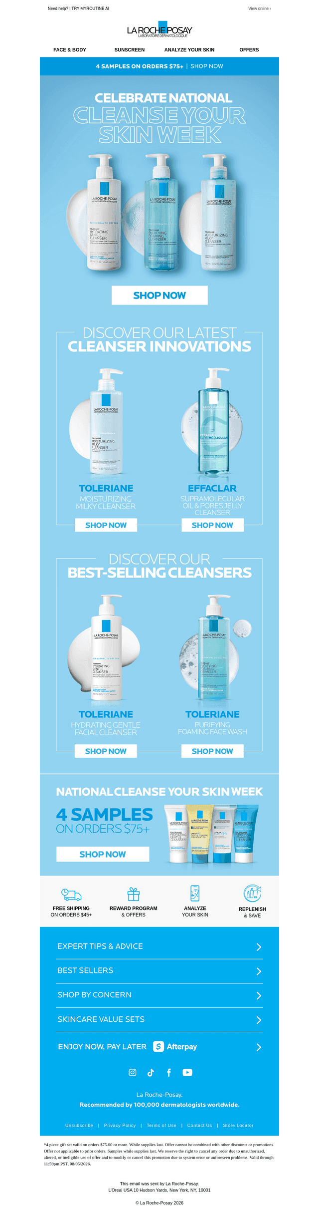 Enjoy 4 Samples on Orders $75+