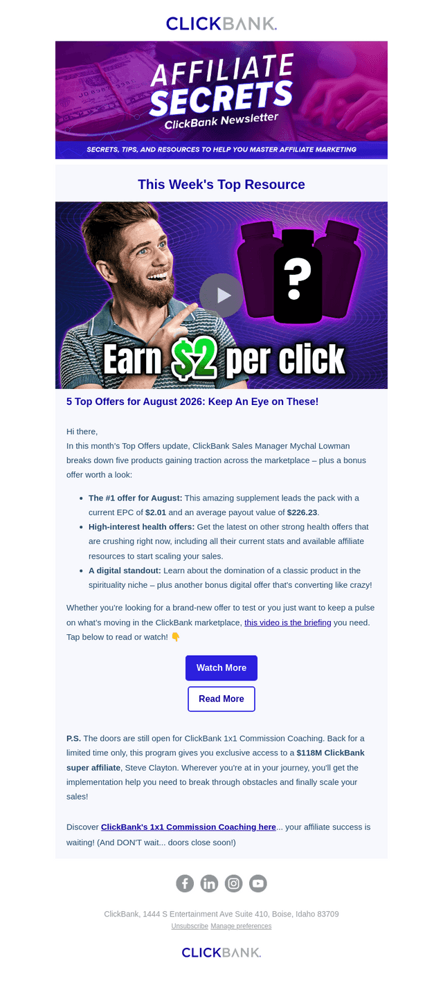 August’s HOTTEST Affiliate Offers... 🥵 Ranked!