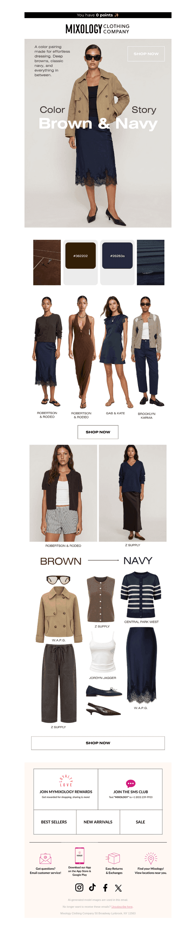 Chocolate & Navy >>> 🤎🫐