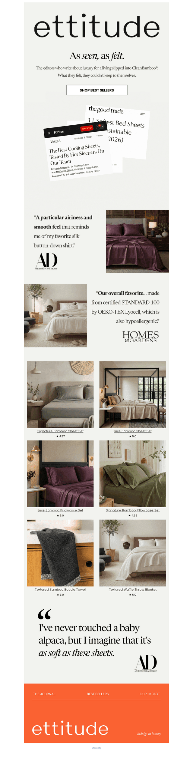 As Loved By— Esquire, Forbes, AD