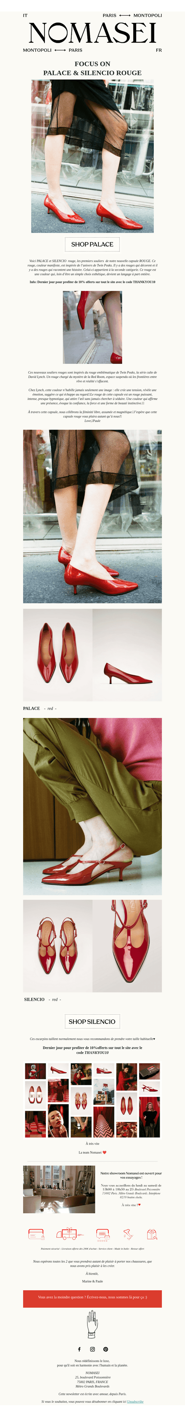 FOCUS ON PALACE & SILENCIO ROUGE ♥️